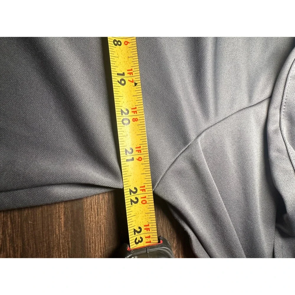 Nike Golf Mens Long Sleeve Mock‎ Neck Performance Shirt Grey Large L Activewear